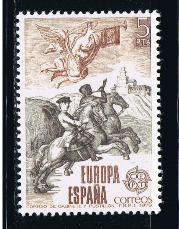 Edifil  2520  Europa-CEPT. Historia del Servicio de Correos y Telégrafos.  