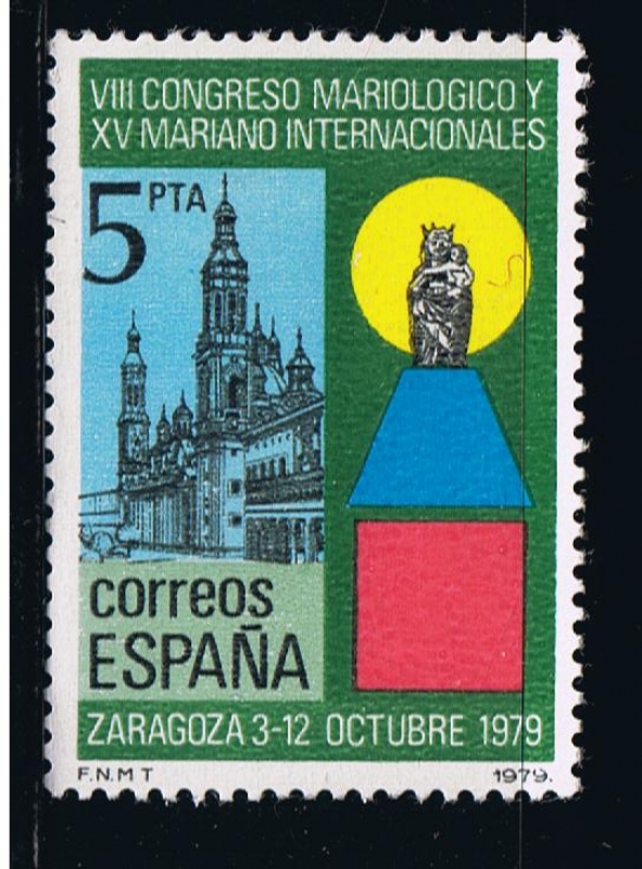 Edifil  2543  VIII Congreso Mariológico y XV Mariano internacional en Zaragoza.  