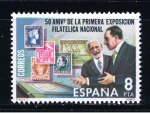 Edifil  2576  50 Aniver. de la Primera Exposición Filatélica Nacional.  