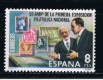 Edifil  2576  50 Aniver. de la Primera Exposición Filatélica Nacional.  