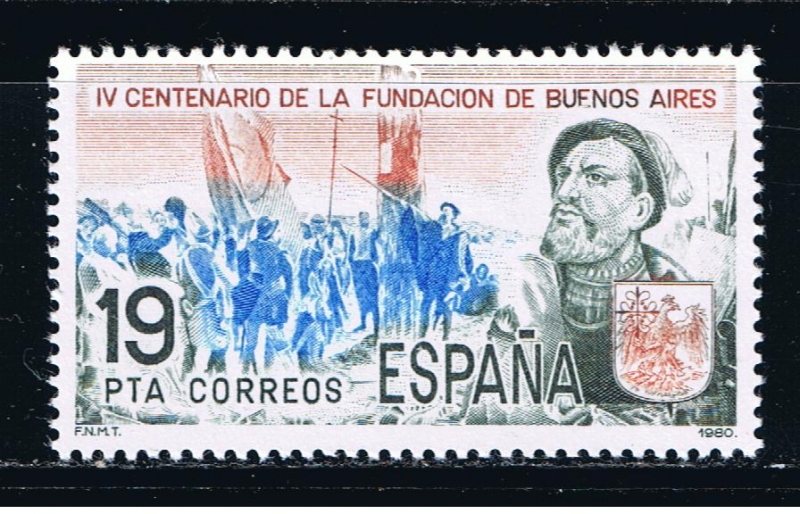 Edifil  2584  IV Cente.de la fundación de Buenos Aires.  