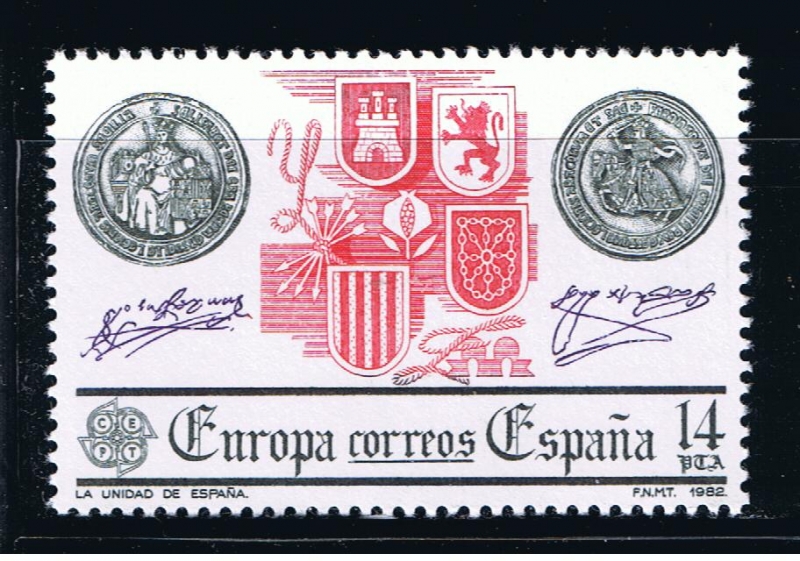 Edifil  2657  XXIII serie Europa.  