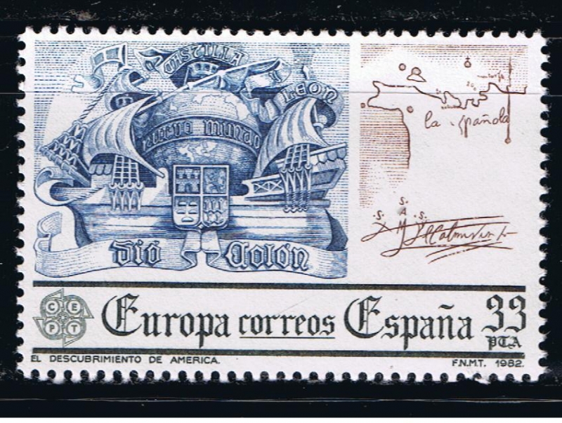 Edifil  2658  XXIII serie Europa.  