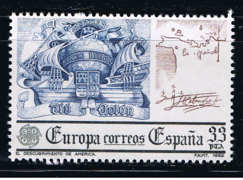 Edifil  2658  XXIII serie Europa.  