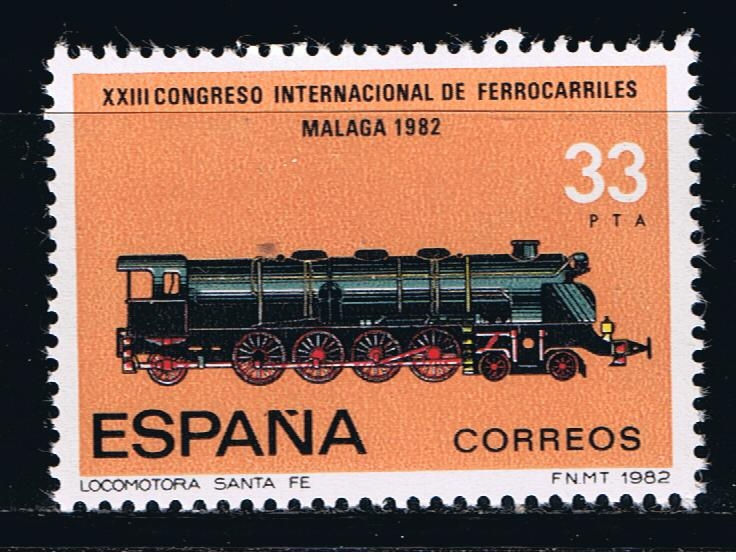 Edifil  2672  XXIII Congreso Internacional de Ferrocarriles.  