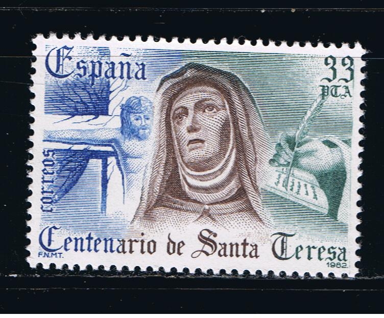 Edifil  2674  IV Cente. de la muerte de Santa Teresa de Avila.  