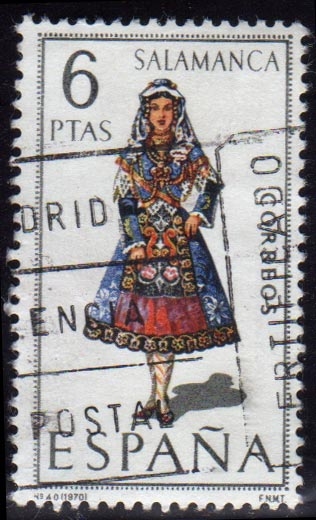 1970 Trajes típicos españoles. Salamanca - Edifil:1952