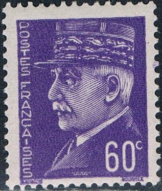 MARISCAL PETAIN 1941-42. Y&T Nº 509