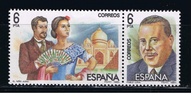 Edifil  2762-63  Maestros de la Zarzuela.  