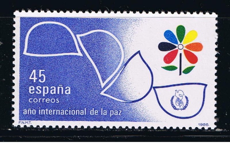 Edifil  2844  Año Internacional de la Paz.  