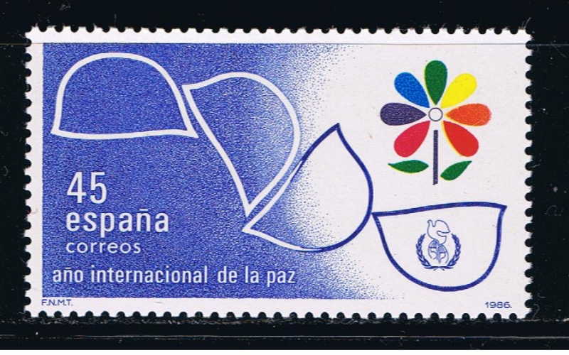 Edifil  2844  Año Internacional de la Paz.  