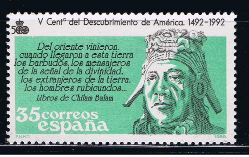 Edifil  2864  V Cente. del Descubrimiento de América.  