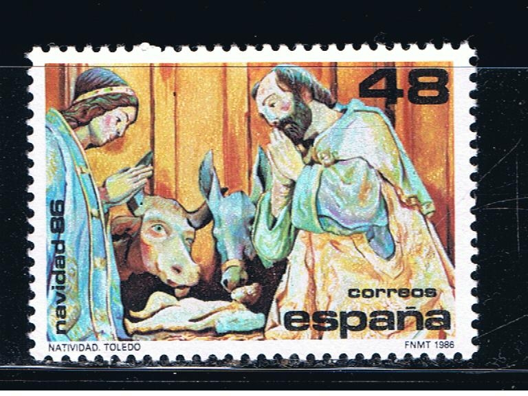 Edifil  2868  Navidad¨86.  