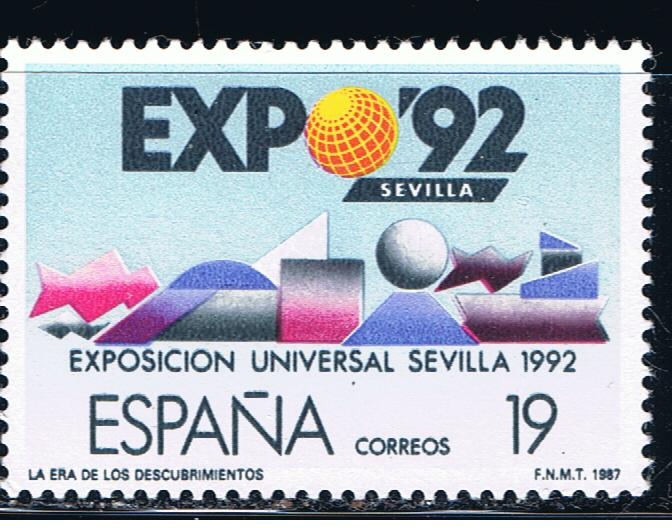 Edifil  2875  Exposición Universal de Sevilla EXPO¨92  