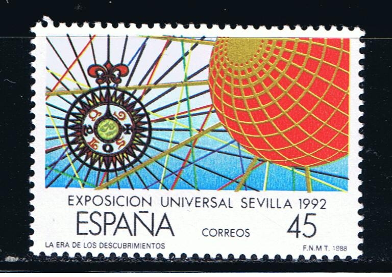 Edifil  2940  Exposición Universal de Sevilla.  