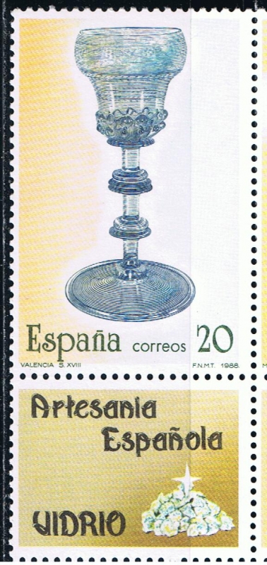 Edifil  2941  Artesanía española.  Vidrio.  