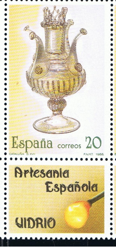 Edifil  2945  Artesanía española.  Vidrio.  