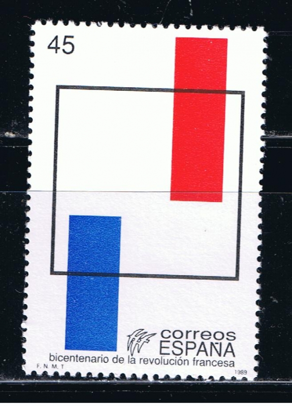 Edifil  2988  Bicentenario de la Revolución Francesa.  