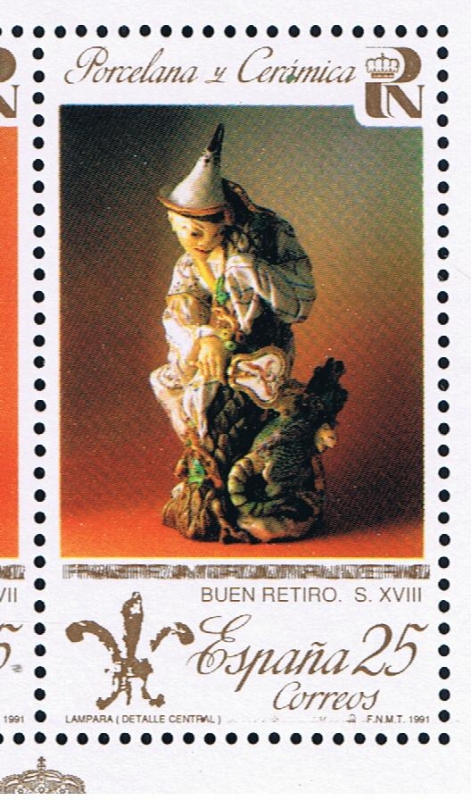 Edifil  3112  Patrimonio Artístico Nacional. Porcelana y cerámica.  