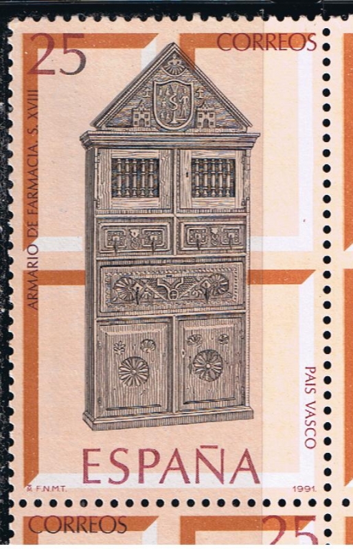 Edifil  3127  Artesanía Española (Muebles ).  