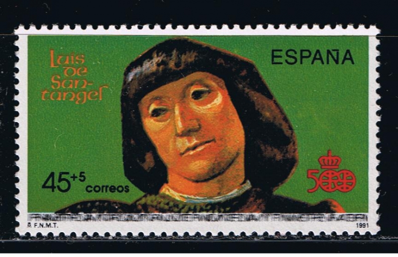 Edifil  3139  V Centenario del Descubrimiento de América.  