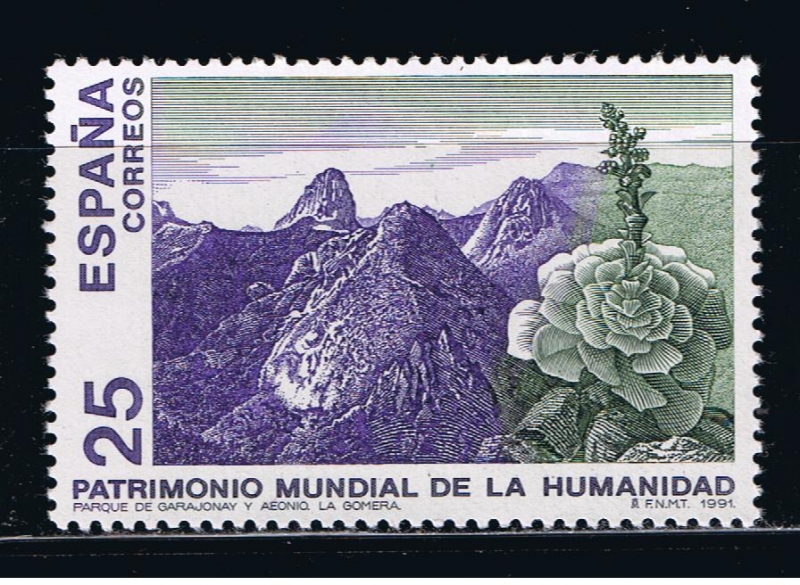 Edifil  3146  Bienes Culturales y Naturales Patrimonio Mundial de la Humanidad.  