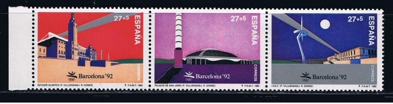 Edifil  3215-17  Juegos de la XXV Olimpiada Barcelona´92.  