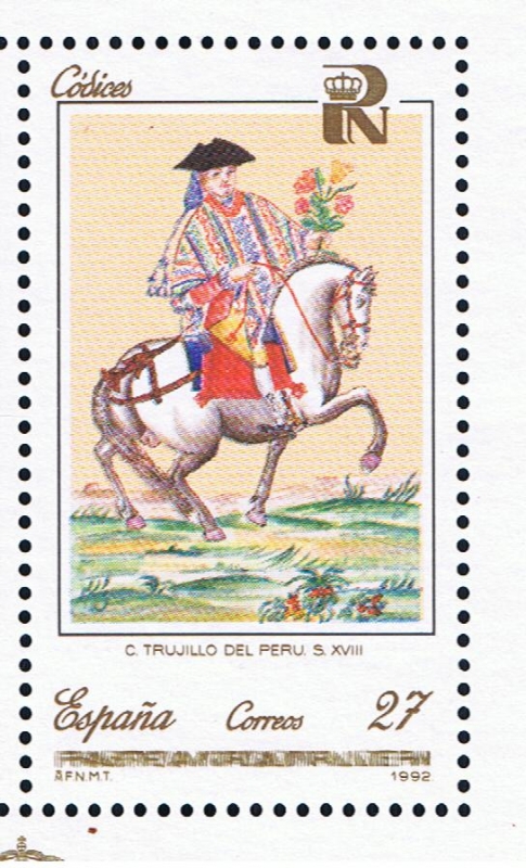 Edifil  3233  Patrimonio Artístico Nacional. Códices.  