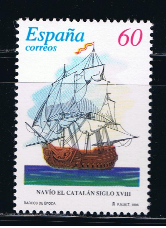 Edifil  3414  Barcos de Epocoa.  