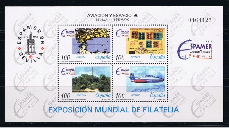 Edifil  3433  Aviación y  Espacio´96.  