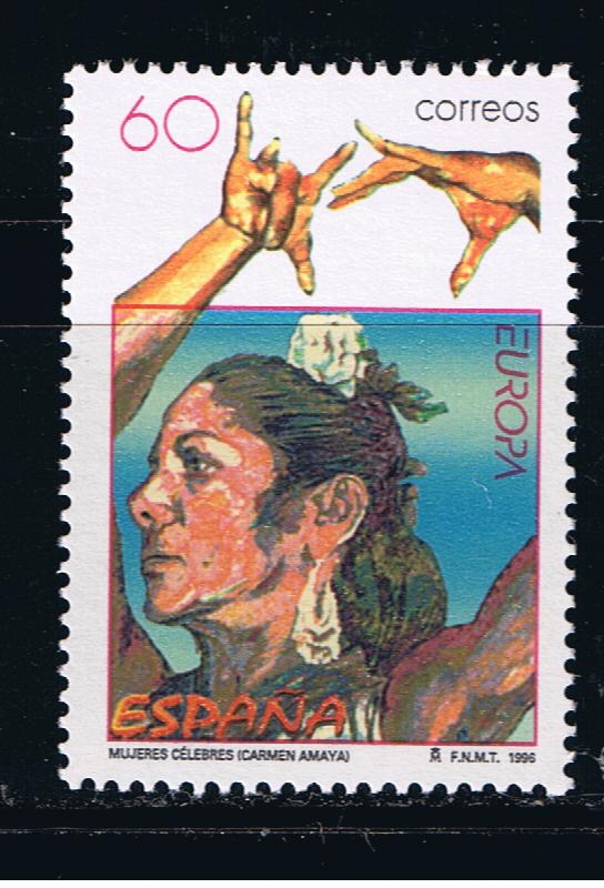 Edifil  3434  Europa. Mujeres Célebres.  