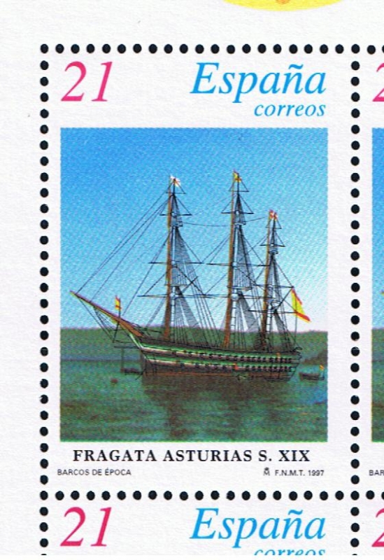 Edifil  3475  Barcos de Epoca.  