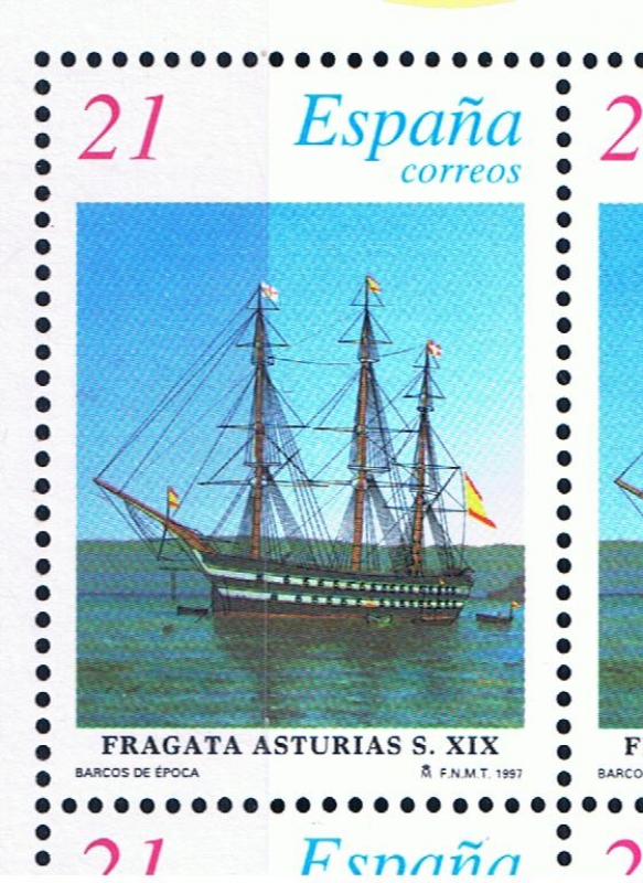 Edifil  3475  Barcos de Epoca.  