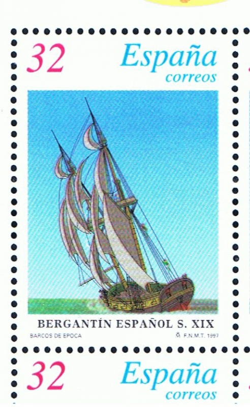 Edifil  3476  Barcos de Epoca.  