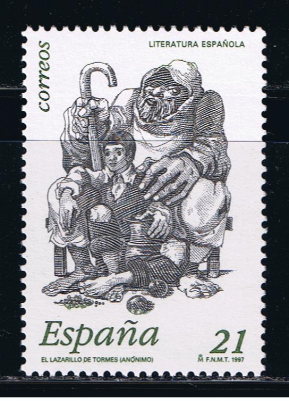 Edifil  3483  Literatura española.  Personajes de ficción.  