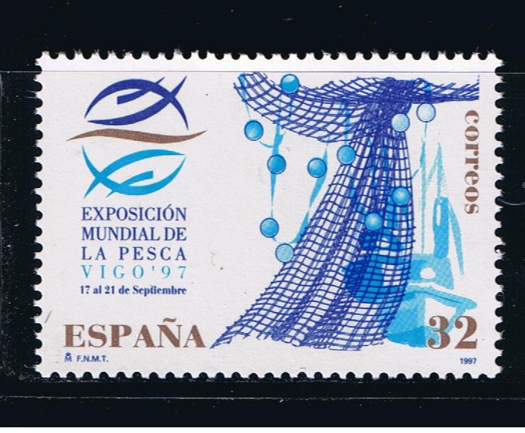 Edifil  3504  Exposición Mundial de Pesca.  