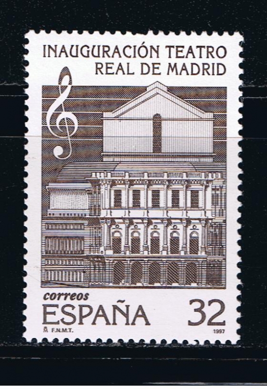 Edifil  3515  Inauguración del Teatro Real de Madrid. 