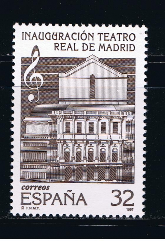 Edifil  3515  Inauguración del Teatro Real de Madrid. 