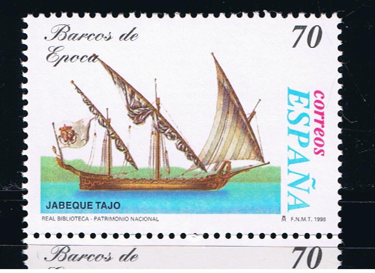 Edifil  3541  Barcos de época.  