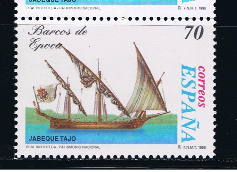 Edifil  3541  Barcos de época.  