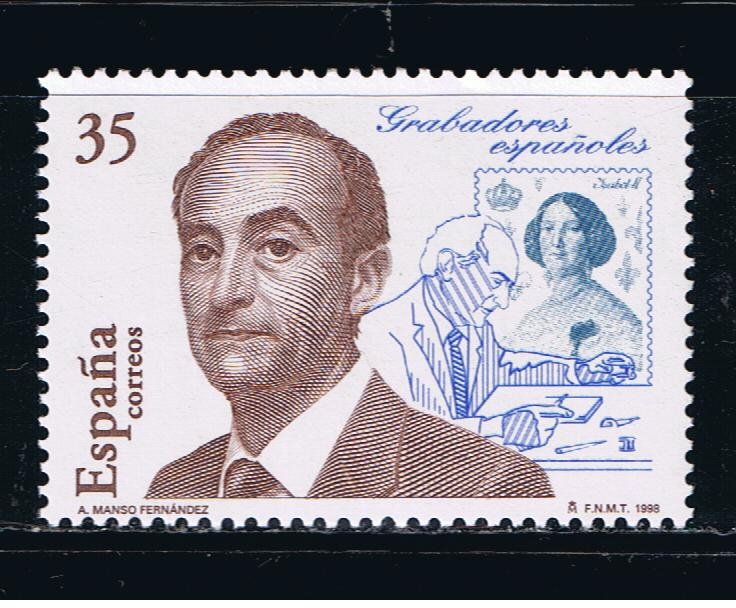 Edifil  3550  Grabadores españoles.  