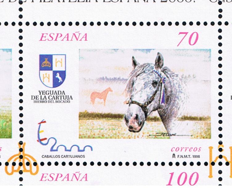 Edifil  3610A  Exposición Mundial de Filatelia España 2000.  