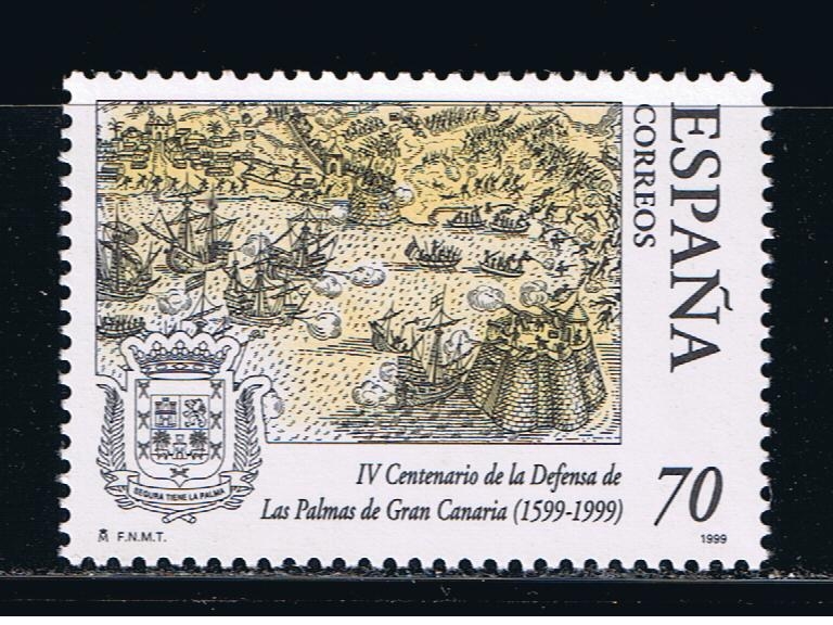 Edifil  3649  IV Cente. de la Defensa de las Palmas de Gran Canaria.  