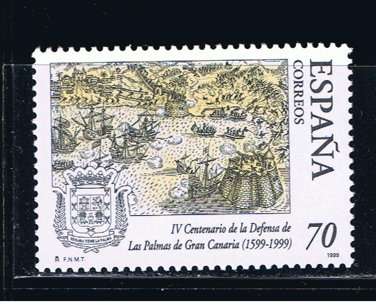 Edifil  3649  IV Cente. de la Defensa de las Palmas de Gran Canaria.  