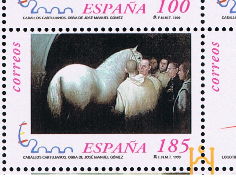 Edifil  3684  Exposición Mundial de Filatelia España 2000.  