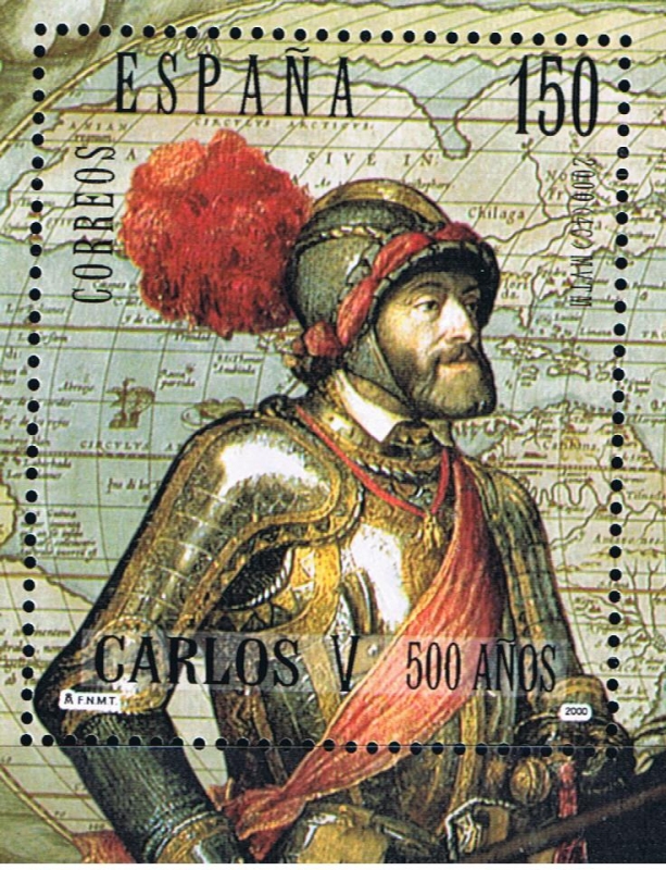 Edifil  3699SH  5º cente. del nacimiento de Carlos V.  