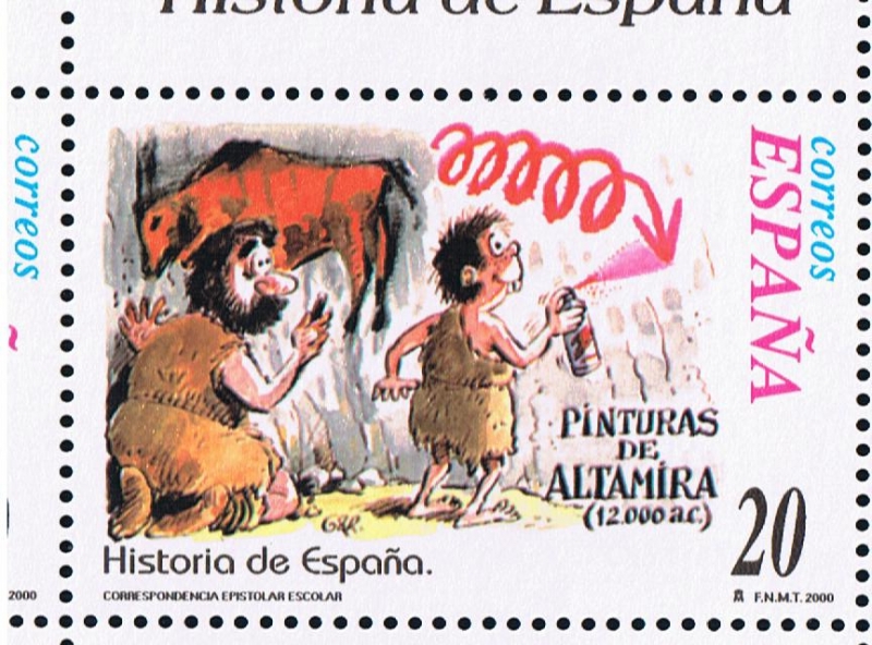 Edifil  3733  Correspondencia Epistolar Escolar. Historia de España.  