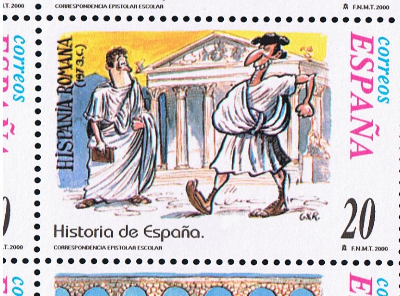 Edifil  3739  Correspondencia Epistolar Escolar. Historia de España.  