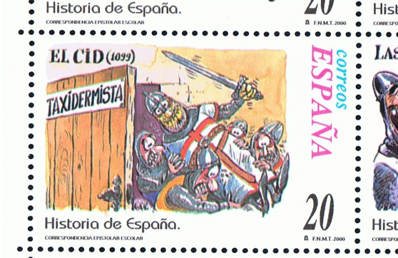 Edifil  3750  Correspondencia Epistolar Escolar. Historia de España.  