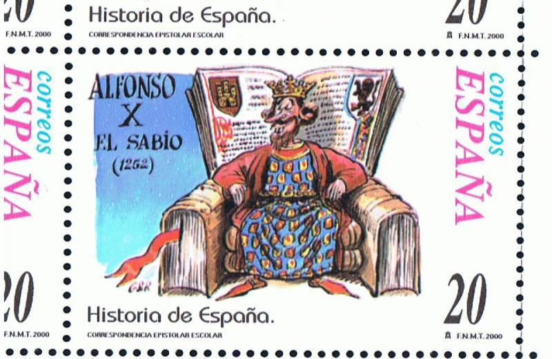 Edifil  3752  Correspondencia Epistolar Escolar. Historia de España.  